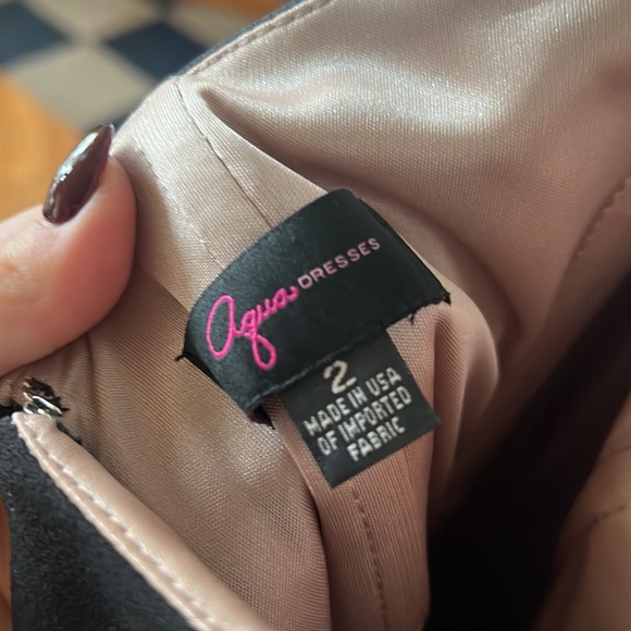 - Aqua black tie gown - Picture 7 of 9